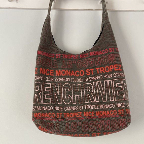 French Rivera Cotton Canvas Tote - Picture 2 of 9